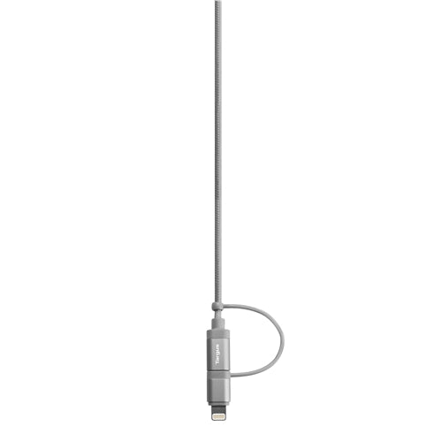 Buy Targus Aluminium Series 2-in-1 (Lightning & Micro USB) Cable - Black from Vmart in Pakistan