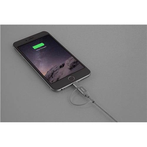 Buy Targus Aluminium Series 2-in-1 (Lightning & Micro USB) Cable - Black from Vmart in Pakistan