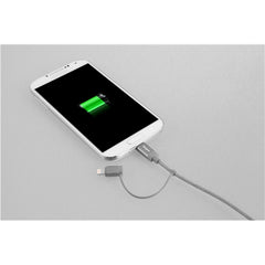 Buy Targus Aluminium Series 2-in-1 (Lightning & Micro USB) Cable - Black from Vmart in Pakistan