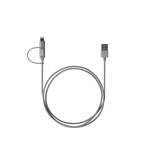 Buy Targus Aluminium Series 2-in-1 (Lightning & Micro USB) Cable - Black from Vmart in Pakistan