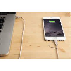 Buy Targus Aluminium Series 2-in-1 (Lightning & Micro USB) Cable - Gold from Vmart in Pakistan