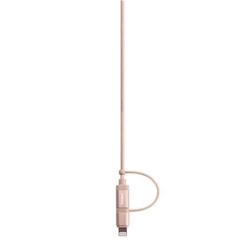 Buy Targus Aluminium Series 2-in-1 (Lightning & Micro USB) Cable - Gold from Vmart in Pakistan