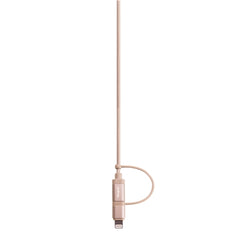 Buy Targus Aluminium Series 2-in-1 (Lightning & Micro USB) Cable - Gold from Vmart in Pakistan