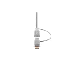 Buy Targus Aluminium Series 2-in-1 (Lightning & Micro USB) Cable - Silver from Vmart in Pakistan
