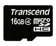 Transcend 16GB microSDHC Card Class 4 (SD 2.0)