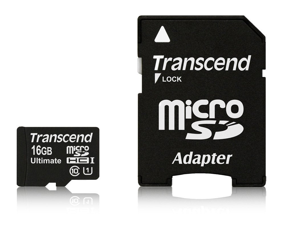 Transcend 16GB microSDHC Class 10 UHS-I 600x (Ultimate)