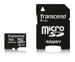 Transcend 16GB microSDHC Class 10 UHS-I 600x (Ultimate)