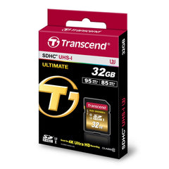 Transcend 32GB SDHC UHS-I U3 (R95, W85MB/s)