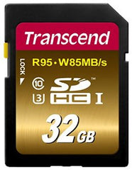 Transcend 32GB SDHC UHS-I U3 (R95, W85MB/s)