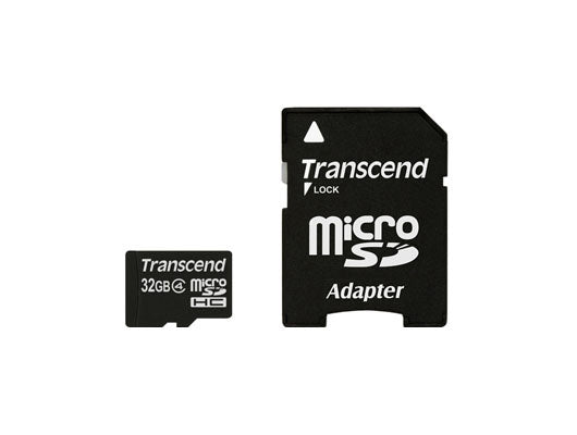 Transcend 32GB microSDHC Card Class 4 (SD 2.0)