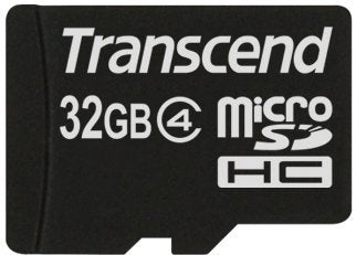 Transcend 32GB microSDHC Card Class 4 (SD 2.0)