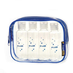 Buy Travel Blue Clear Flight Travel Organiser Bag with Four Travel Bottles from Vmart in Pakistan