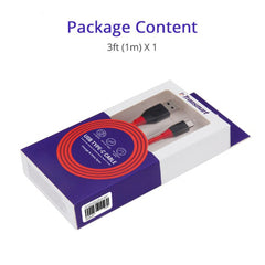 Buy Tronsmart ATC5 Braided Nylon USB-C to USB-A Charging & Syncing Cable 3Ft x 1 - Red from Vmart in Pakistan