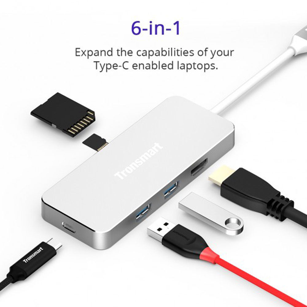 Tronsmart CTHA1 6-in-1 USB Type-C 3.1 Hub