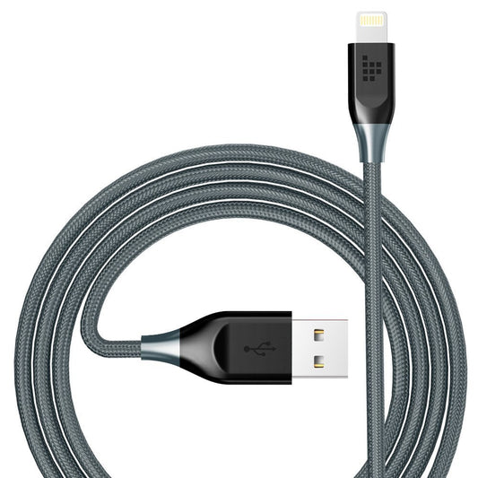 Buy Tronsmart LTA14 Double Braided Nylon Lightning Cable (4ft/1.2M) - Dark Grey from Vmart in Pakistan