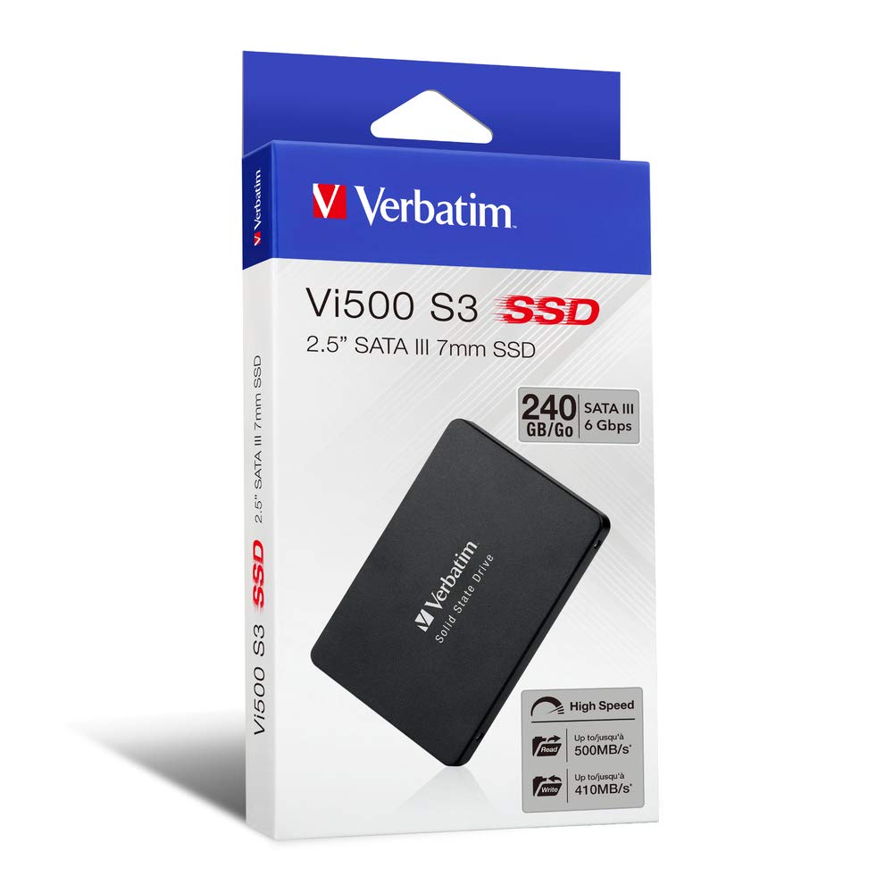 Verbatim Vi500 S3 Solid State Drive 240GB - Black