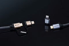 Buy Verbatim 64828 120cm Metallic 2-in-1 Cable - Black from Vmart in Pakistan