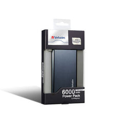 Buy Verbatim 64684 6000mAh Li-Polymer Power Pack Charger (Black) from Vmart in Pakistan