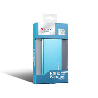 Buy Verbatim 64685 6000mAh Li-Polymer Power Pack Charger (Blue) from Vmart in Pakistan