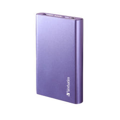 Verbatim 6000mAh Li-Polymer Power Pack Charger (Purple)