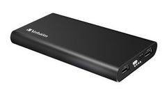 Verbatim Portable USB Power Pack (10,200 mAh) Black