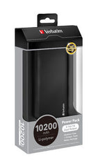 Verbatim Portable USB Power Pack (10,200 mAh) Black