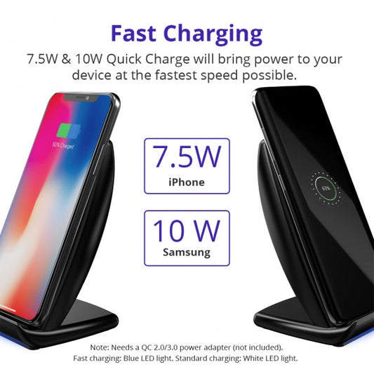 Buy Tronsmart WC05 7.5W Dual Coil Wireless Charging Stand from Vmart in Pakistan