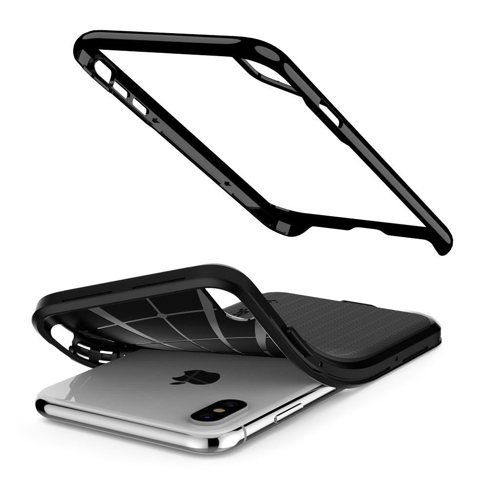 Buy Spigen iPhone XS Case Neo Hybrid - Jet Black from Vmart in Pakistan