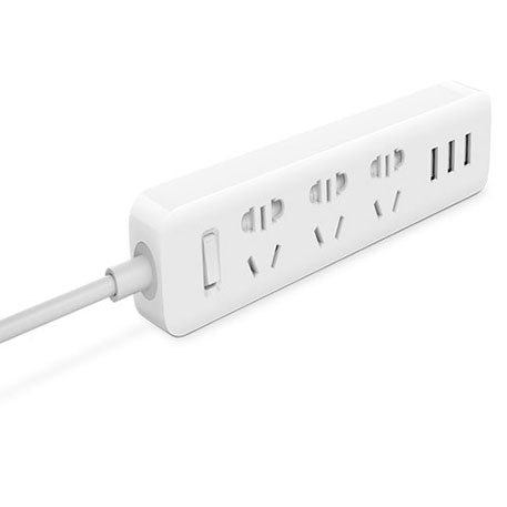 Buy Xiaomi Mi Power Strip Board With 3 USB Port 2A Fast Charge Mini Socket Adapter - White from Vmart in Pakistan