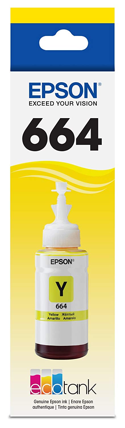 Epson 664 70ml 4 Color Ink Bottles Set