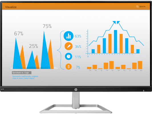 Buy HP N270 27 inch LED Monitor from Vmart in Pakistan