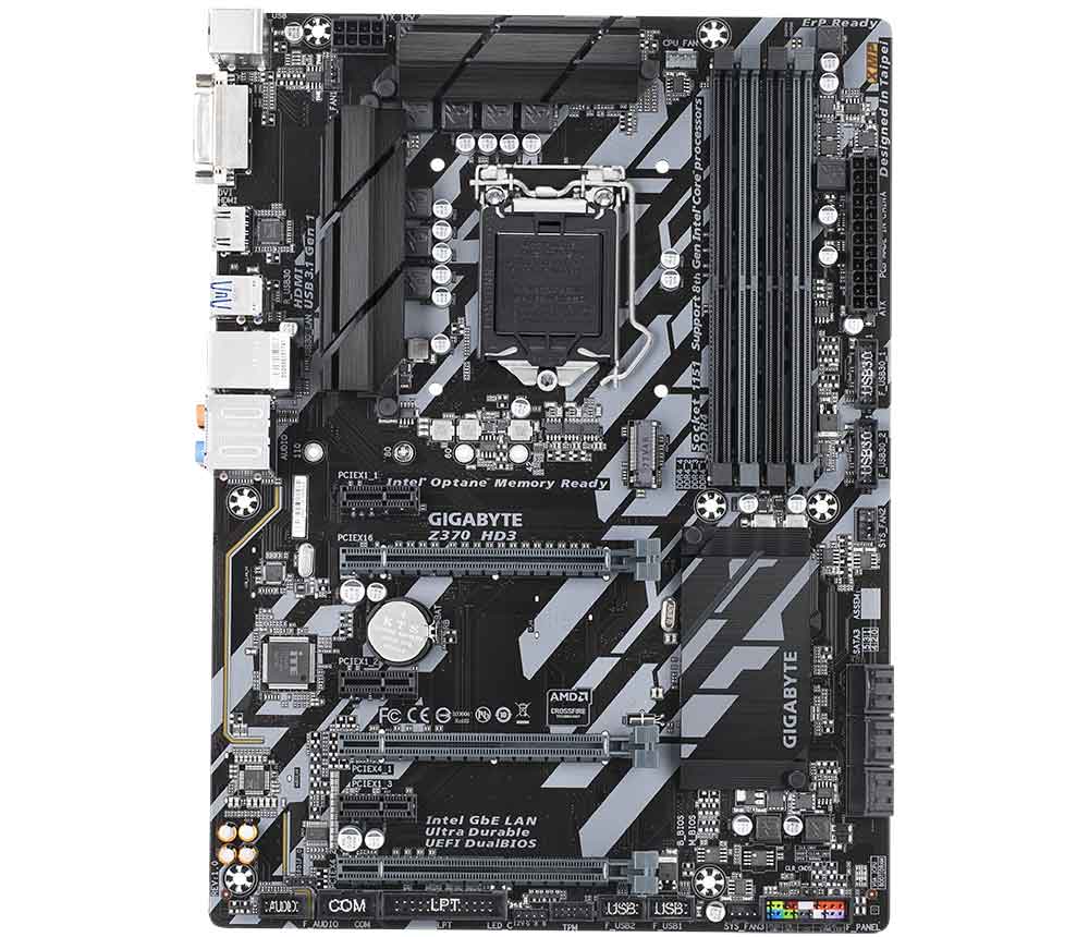 Gigabyte Z370 HD3 Intel Z370 Ultra Durable Motherboard