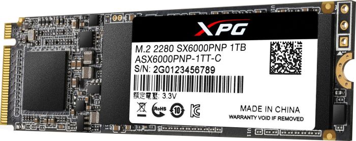 Adata XPG SX6000 Pro PCIe Gen3x4 M.2 2280 SSD - 1TB