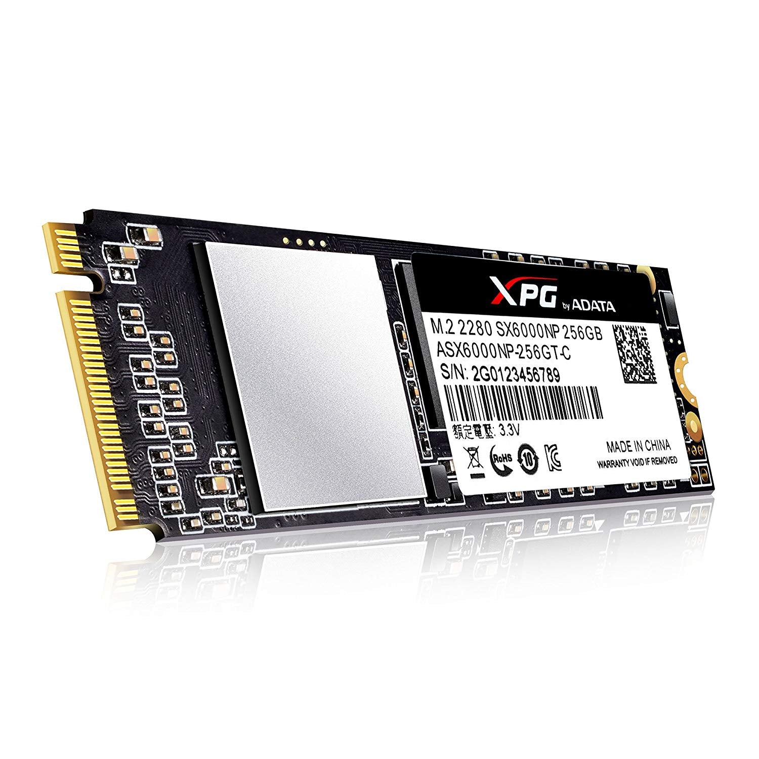 Adata XPG SX6000 Pro PCIe Gen3x4 M.2 2280 SSD - 256GB