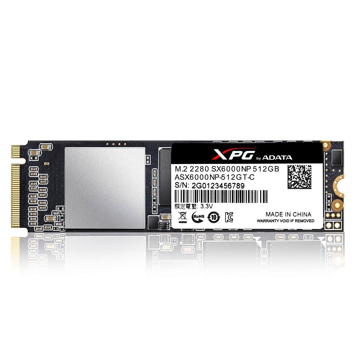 Adata XPG SX6000 Pro PCIe Gen3x4 M.2 2280 SSD - 512GB