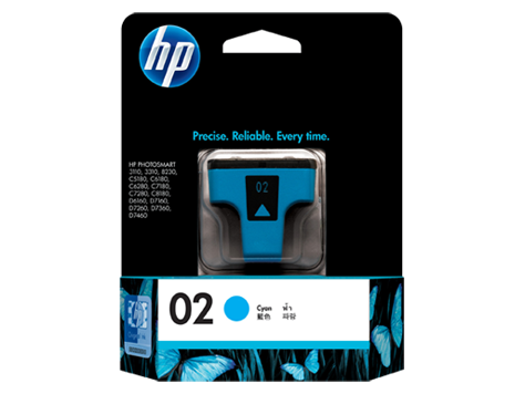 HP Ink C8771WA 02 Cyan