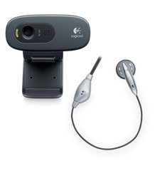 Logitech HD Webcam C270H (With Headset)