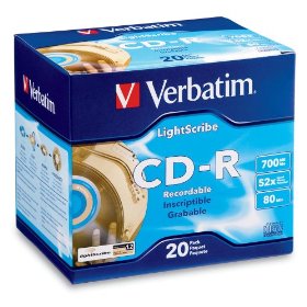 Buy Verbatim CD-R 52X Lightscribe 20pk from Vmart in Pakistan