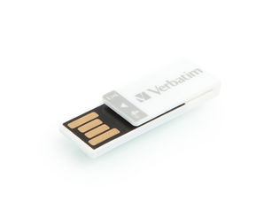 Verbatim Store'n'Go Clip-it USB 4GB (White)