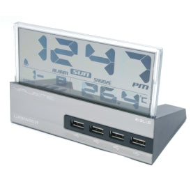 E-Blue Jrijeme 7 Port USB Hub + Digital Clock