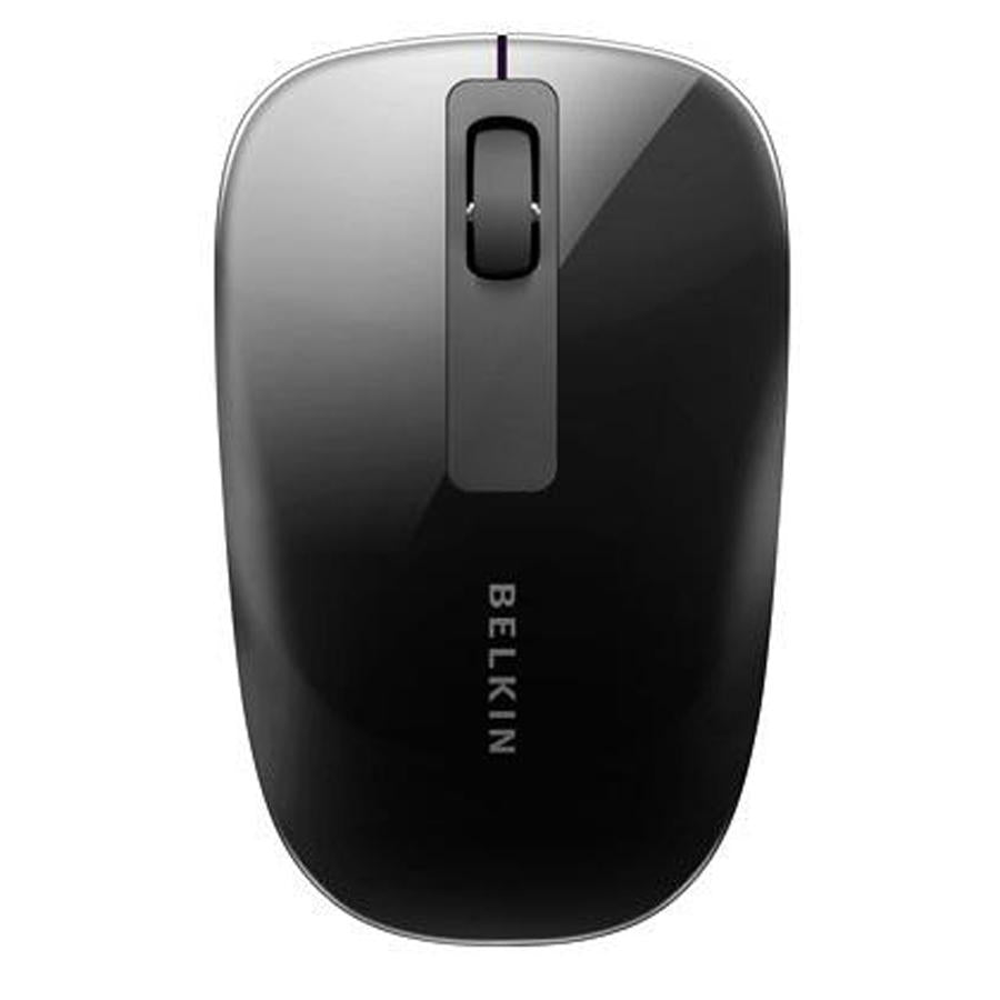 Belkin Magnetic Wireless Laptop Mouse with Magstick (Pitch Black)