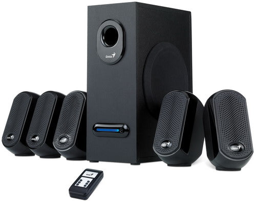 Genius SW-5.1 1010 5.1 Speaker System with Remote Control