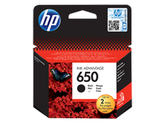 HP 650 Black Original Ink Advantage Cartridge