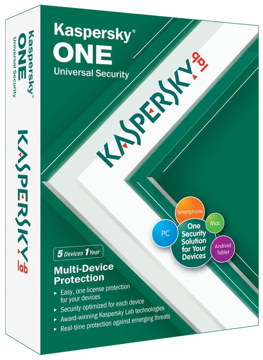 Buy Kaspersky One 5 Device, 1 year from Vmart in Pakistan