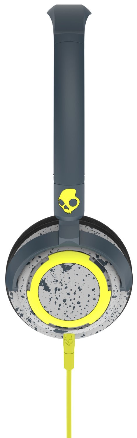 Skullcandy Lowrider - Dk Gray / Lt. Gray / Hot Lime with Mic