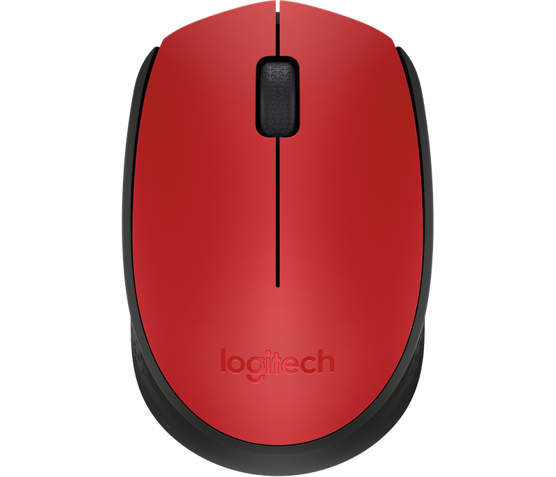 Logitech M171 Wireless Mouse - Red