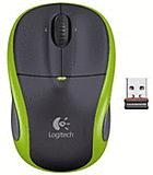 Logitech Wireless Mouse M305 (Black with green lining)