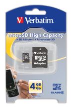 Verbatim micro SDHC Premium Card with Adapter 4GB (Class 6)