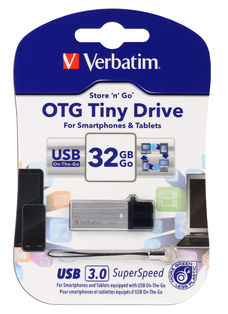Buy Verbatim 64452 Store'n'Go OTG USB 3.0 Drive 8GB Tiny from Vmart in Pakistan