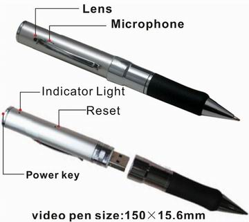 MP9 Spy Camera Pen DVR 2GB